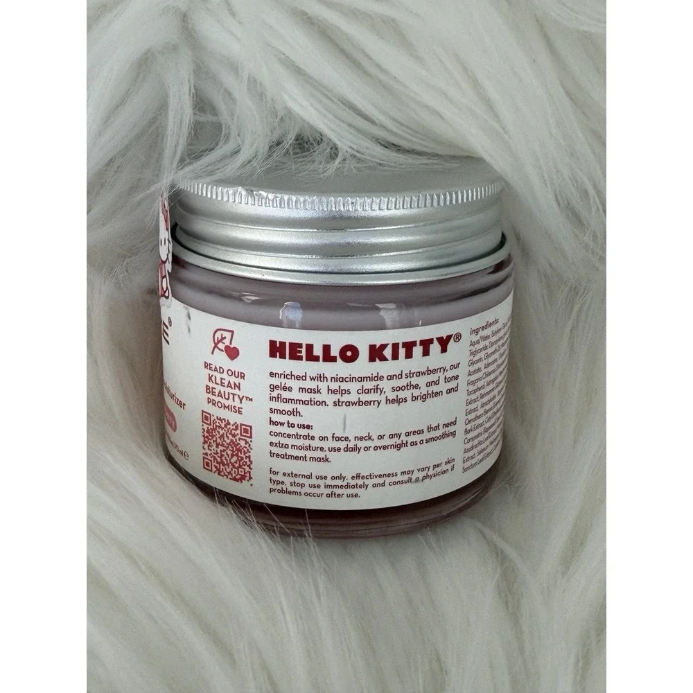 The Creme Shop Hello Kitty Overnight Face Mask Gel Hydrating Niacinamide K-Beaut
